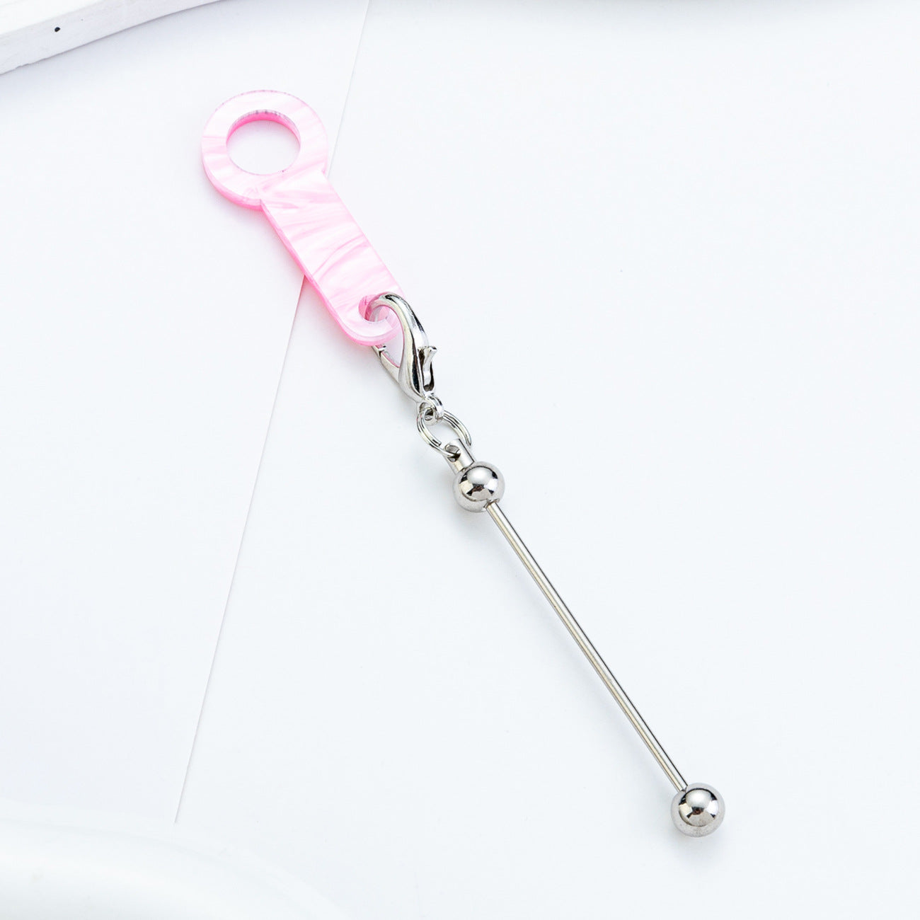 Wholesale Ready-Made DIY Beaded Acrylic Straw Hangings Suitable for 8Mm-10Mm Water Cup Straw Accessories Decoration